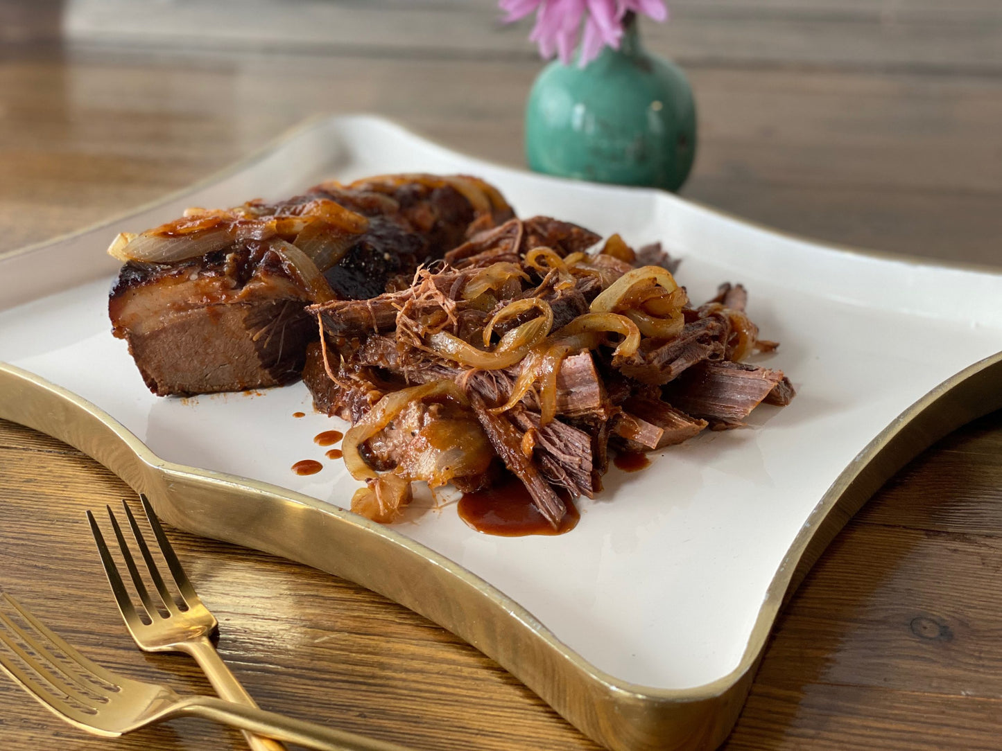Sweet Onion Braised Brisket
