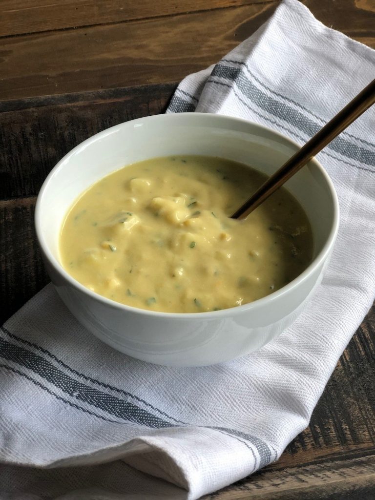Vegan Corn and White Bean Chowder