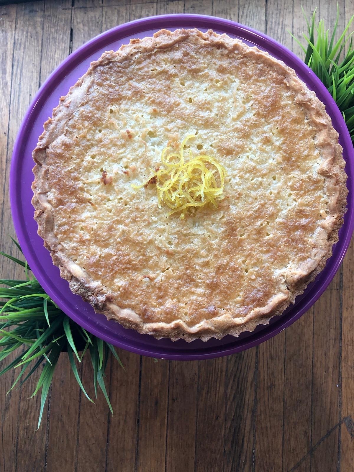 Coconut Lemon Tart