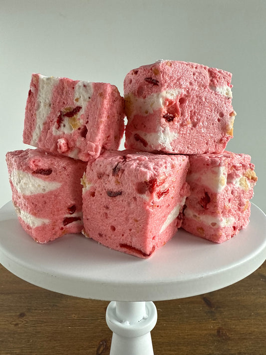 Gourmet red, white and blue Marshmallows