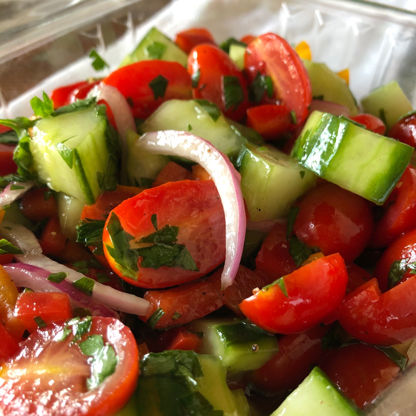 Marinated vegetable salad