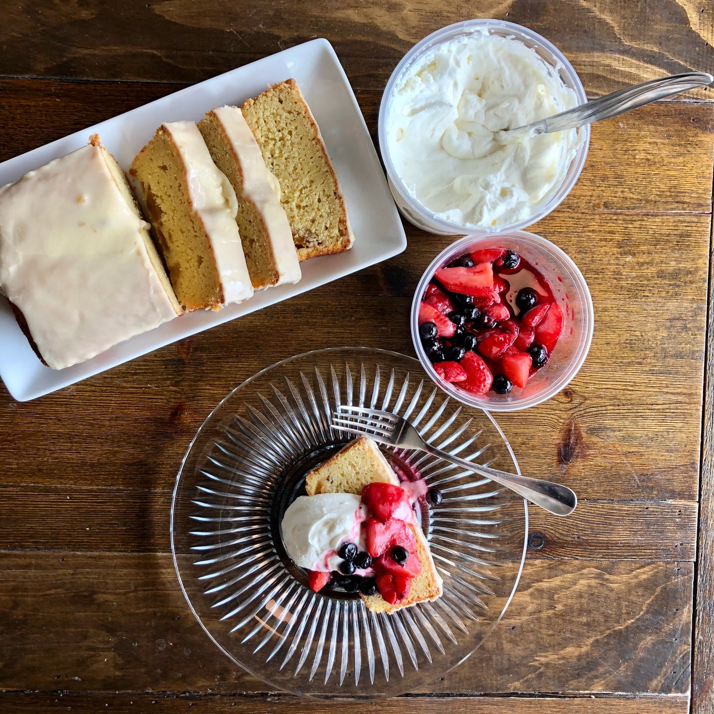 Brown butter pound cake