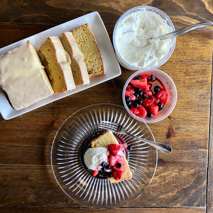 Brown butter pound cake