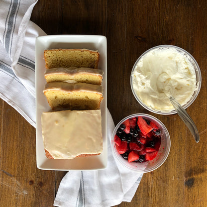 Brown butter pound cake