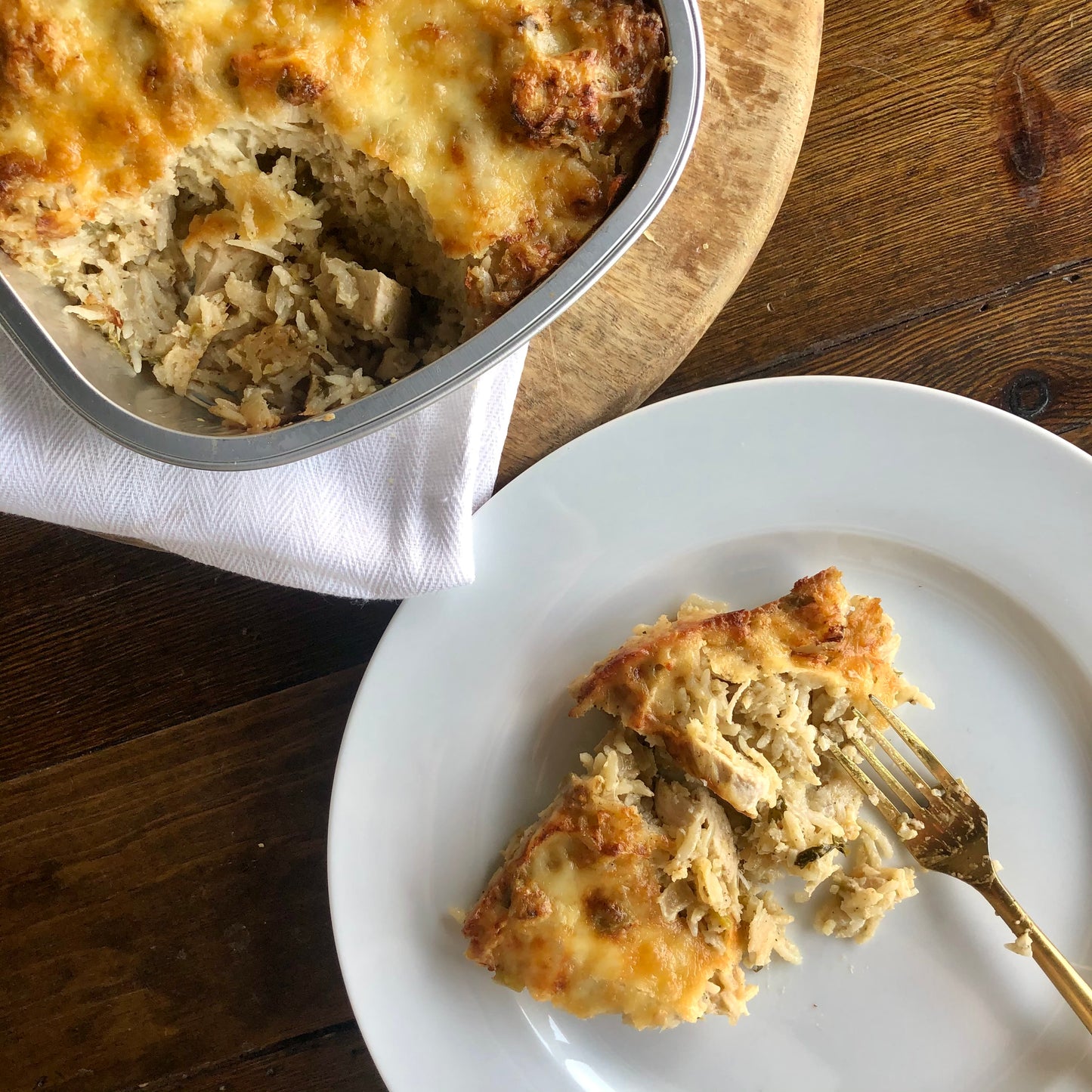 Chicken Burrito Casserole (mild)