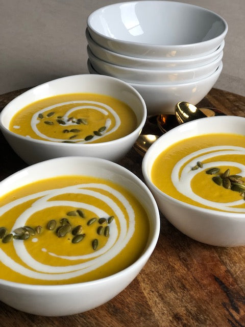 Roasted Butternut Squash & Apple Bisque