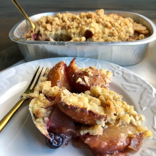 Ginger Cranberry Pear Crisp