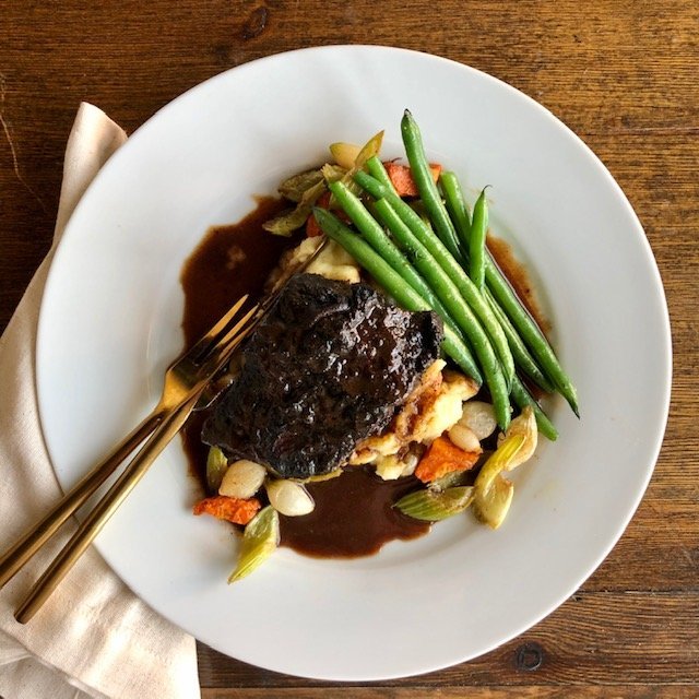 Guinness braised short ribs