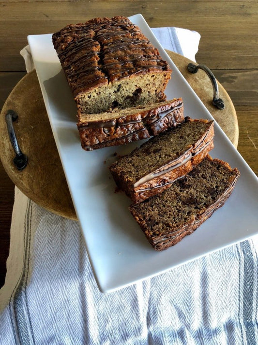 Banana Espresso Chocolate Chip Cake